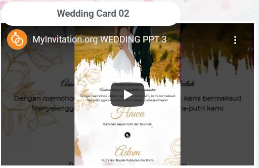 Wedding card 2