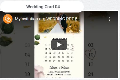 Wedding card 4